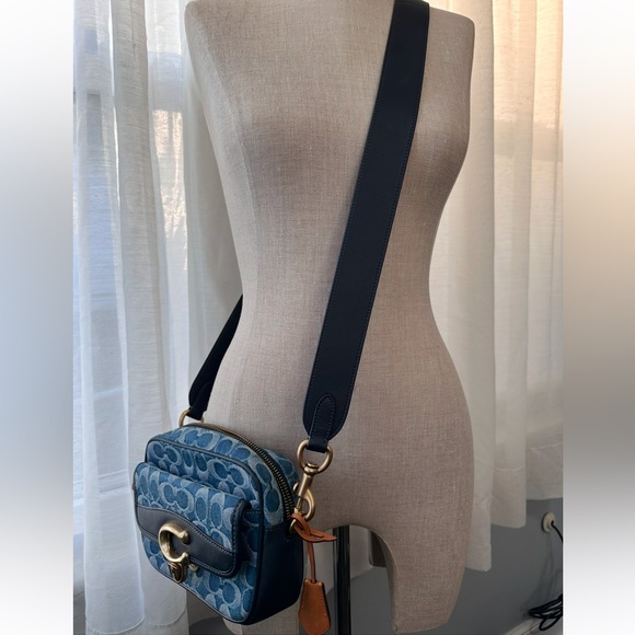 Coach studio camera bag 18 in signature wash denim - Picture 14 of 16